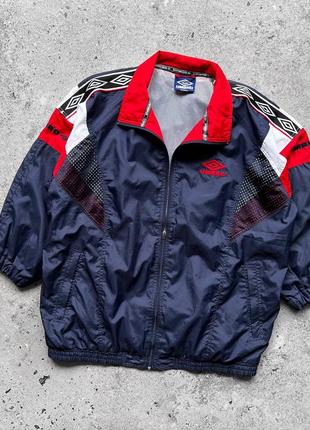 Umbro vintage men's 90s full zip jacket винтажная куртка4 фото