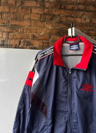 Umbro vintage men's 90s full zip jacket винтажная куртка2 фото