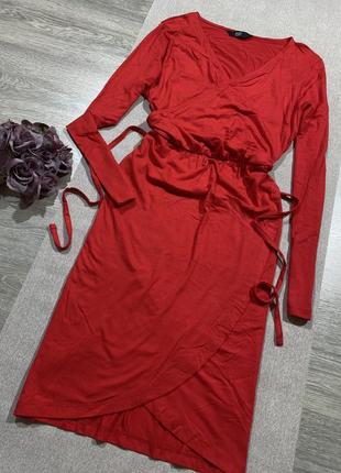 Платье из вискозы с имитацией запаха.2 фото