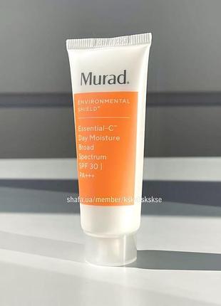 Murad essential-c day moisture broad spectrum spf 30 зволожуючий крем для обличчя із захистом від сонця spf 30 та вітаміном c