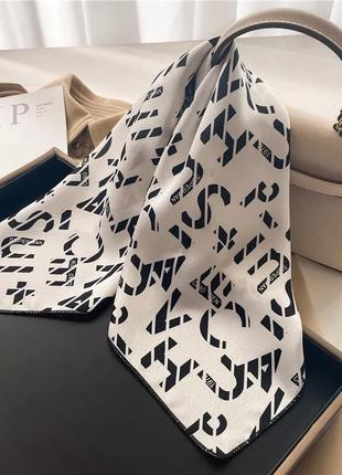 Хустка хустинка платок платочек бант стрічка для волосся на сумку косинка принт новий