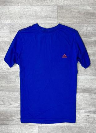 Adidas футболка xl размер синяя оригинальная