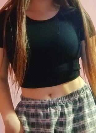 Чорний топ zara