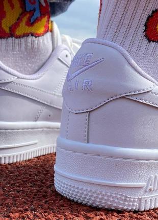 Кроссовки nike air force 1 classic white premium4 фото