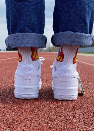 Кроссовки nike air force 1 classic white premium5 фото