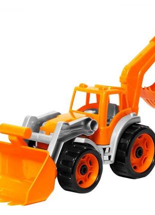 Трактор з помаранчевим ковшем, 50 мс «технок» (3671)