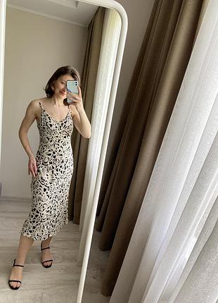 Платье вискоза бретели