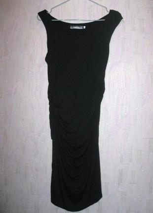 Нове чорне плаття-майка qian mei розмір від s до l4 фото