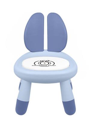 Детский стул bestbaby bs-27 blue rabbit маленький стульчик для детей (lis_8382-31558)1 фото