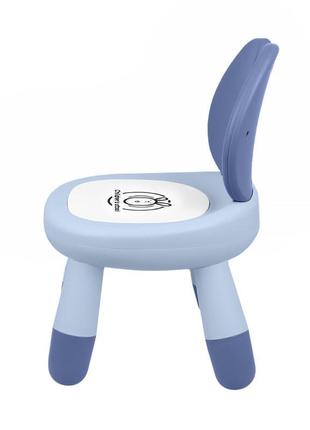 Дитячий стілець bestbaby bs-27 blue rabbit маленький стільчик для дітей (lis_8382-31558)2 фото