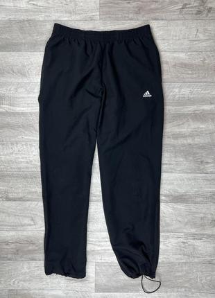 Adidas climalite штаны m/s размер чёрные спортивные