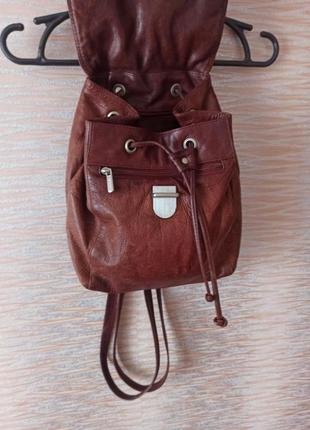 Rialto рюкзак женский шкиряный iталья (венеция) винтаж.9 фото