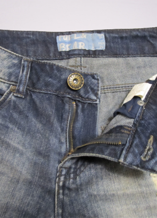 Pull & bear шорты джинсовые с потертостями и разрывами eur 345 фото