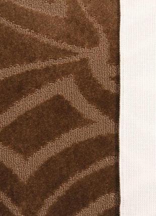 Набір килимків у ванну кімнату rubin mono 3054 437 brown 60x100 + 60x50 см коричневий6 фото