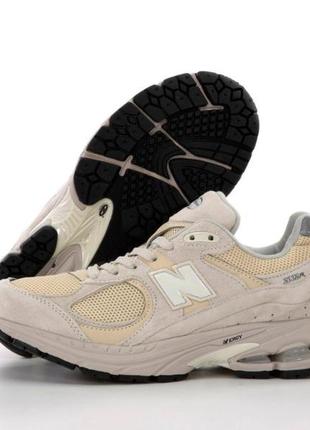 Женские кроссовки new balance 2002r beige 36-37-38-39-40