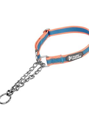 Нашийник зашморг для собак tuff hound tc00106 pink blue l з повідцем dream2 фото