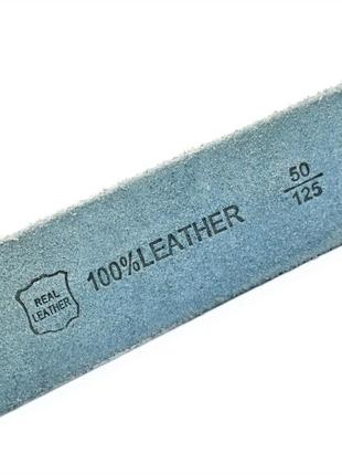 Мужской кожаный ремень weatro пояс тёмно-синий   пряжка классическая 110-130 см (drm_296561)4 фото