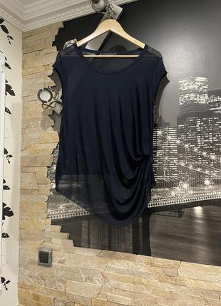 Футболка черная женская zara