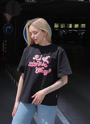 Футболка оверсайз с принтом5 фото
