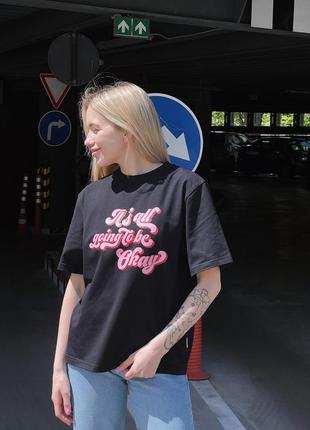 Футболка оверсайз с принтом2 фото