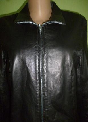 Шикарная куртка из натуральной кожи camanchi англия4 фото