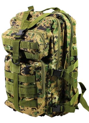 Рюкзак тактичний aokali outdoor a10 35l camouflage green штурмовий військовий