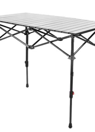 Стол складной lesko s5425 120*65/70*55 см для туристических походов (k1_2909)