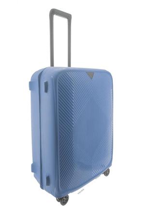 Дорожный чемодан средний ruitto 2020 полипропилен синий1 фото