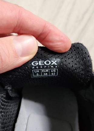 Geox кожаные кроссовки на липучке8 фото