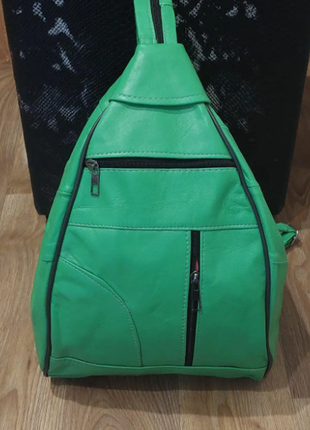 Сумка-рюкзак на подкладке натуральная кожа  турция 3цвета  rin1359-170300fiве1 фото