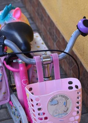 Дитячий велосипед для дівчинки puky babyborn 16" +шолом+сумки7 фото