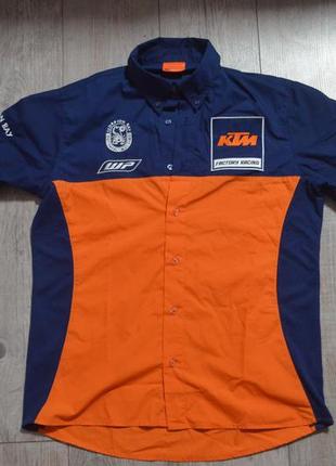 Чоловіча рубашка ktm team powerwear / m розмір