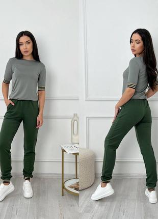 Костюм жіночий тканина верх віскоза ; низ двонитка +дорога фурнітура резинка...