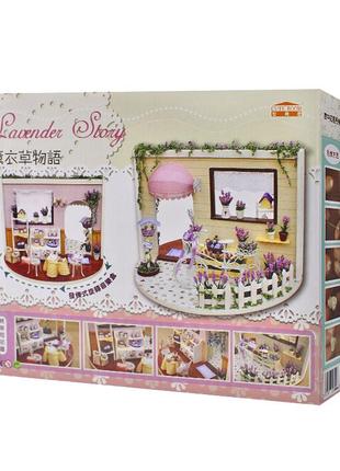 Кукольный дом diy cute room i-001 sky garden деревянный конструктор для девочек (sku_7761-28608)7 фото