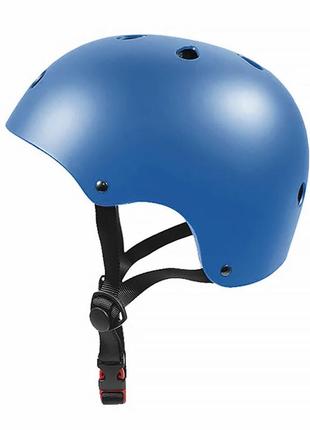 Захисний шолом helmet t-005 blue l велошлем для катання на роликових ковзанах скейтборде (gold_6287-31648)