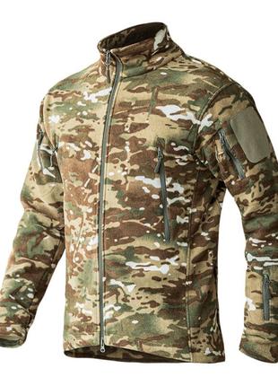 Тактична флісова кофта військова толстовка армійська s.archon hsd06 camouflage cp (2xl) dm_11