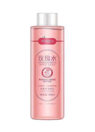 Лосьон тонер для лица images skin balance nature 500 мл rogosa rose water с розовой водой восстановление кожи