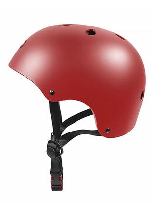 Защитный шлем helmet t-005 red m велошлем для катания на роликовых коньках скейтборде (lis_6287-31652)