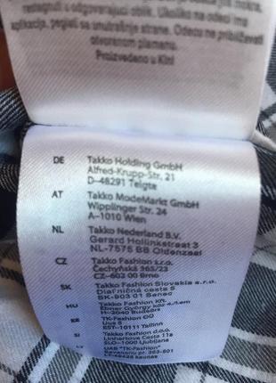 Рубашка фланелевая в клетку takko fashion5 фото