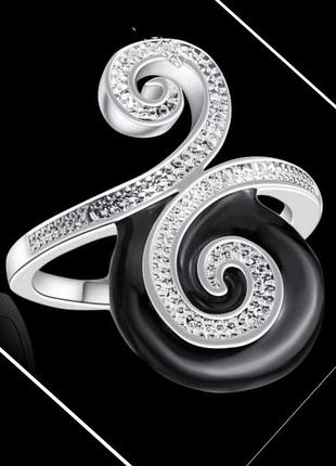 🏵красивое кольцо в серебре 925, 18 р., новое! арт. 8075