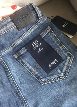 Новые укороченные джинсы armani jeans с бирками {оригинал}4 фото
