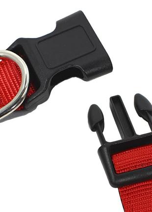 Ошейник для собак taotaopets 181-2019 s red двухслойный dream2 фото