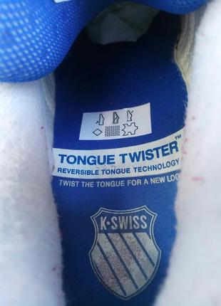 Шкіряні кросівки на липучці
k-swiss tongue twister7 фото