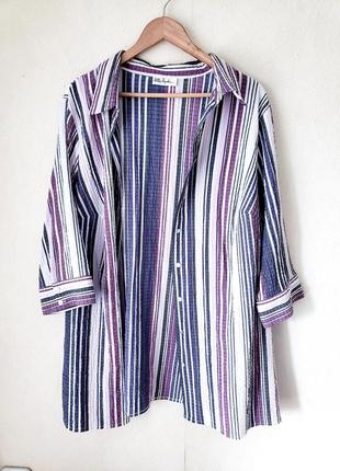 Новое текстурированное платье рубашка ulla popken 24-26 uk1 фото