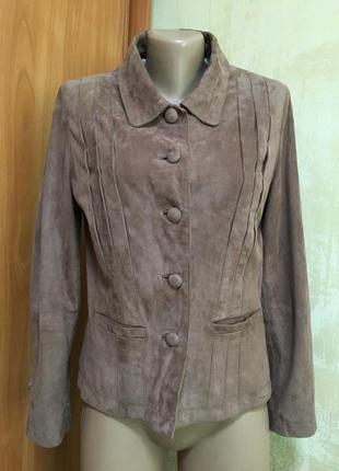 Натуральная замшевая куртка ,пиджак lakeland