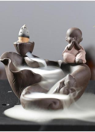 Підставка "рідкий дим" кераміка "спіраль нічого не скажу"