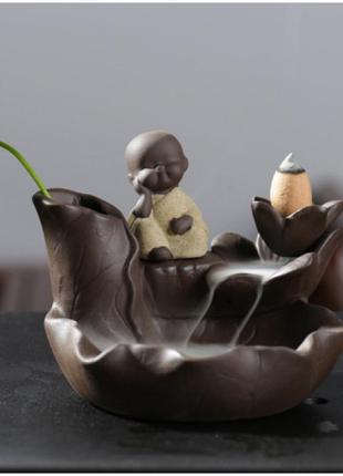 Підставка "рідкий дим" кераміка "у лотосі безтурботність"