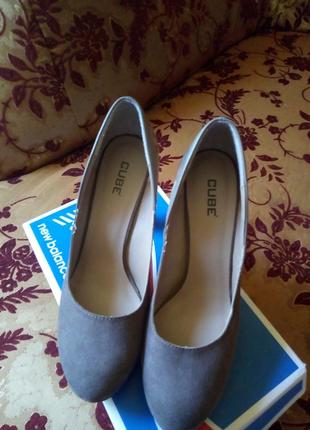 Туфли нат замш