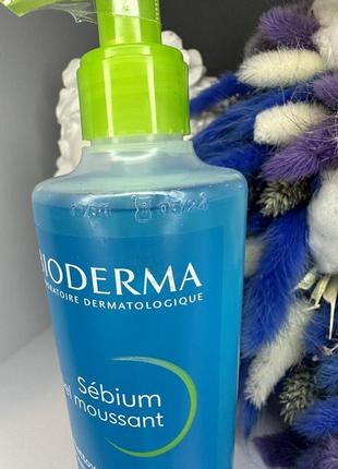Оригінал гель для умивання bioderma sebium gel moussant purifying and foaming gel оригинал гель для умывания2 фото