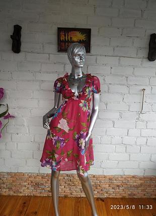Плаття, сарафан италія в квіти батіст